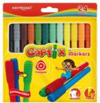 Keyroad Rostirón, filctoll készlet összekapcsolható fejekkel 24 db/bliszter Keyroad Capfix vegyes színek (KR971770) - tonerpiac