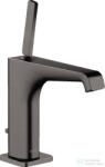 Hansgrohe AXOR CITTERIO E egykaros mosdó csaptelep 150, automata leeresztővel, szálcsiszolt fekete króm 36100340 (36100340)