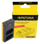 PATONA Panasonic DMW-BLK22 Töltő -DC-S5 G9 Akkumulátor Dupla-Töltő (Charger) (9886)