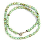  Colier Magnezit Colorat Rotund Fatetat 6x6 mm - Accesorii Metal