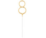 Godan Gold, Arany 8-as csillagszóró 17 cm MLG123159 (MLG123159)