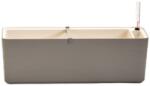 Plastia Berberis önöntöző balkonláda 60 cm taupe-bézs