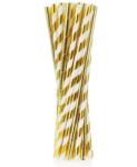 Godan Gold Mix, Arany papír szívószál 24 db-os MLG624790 (MLG624790)