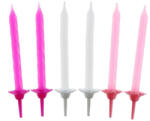 Godan Pink Pattern 3, Rózsaszín tortagyertya, gyertya szett MLG688617 (MLG688617)