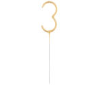 Godan Gold, Arany 3-as csillagszóró 17 cm MLG123104 (MLG123104)