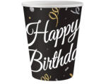 Godan B&C Happy Birthday papír pohár 6 db-os 250 ml MLG160703 (MLG160703)