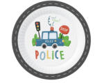 Godan Police, Rendőr papírtányér 6 db-os 23 cm MLG175462 (MLG175462)