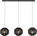 Searchlight Wicker fekete függesztett lámpa (SL-11201-3BK) E27 3 izzós IP20 (11201-3BK)