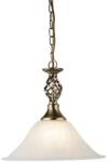 Searchlight Cameroon bronz-fehér függesztett lámpa (SL-4581-14AB) E27 1 izzós IP20