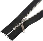  Cipzár fém fogazattal, zárt #3N0 fekete - 30 cm