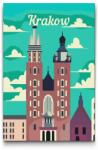  Festés számok szerint - Krakow, Lengyelország Méret: 40x60cm, Keretezés: Keret nélkül (csak a vászon)