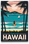  Festés számok szerint - Hawaii, Egyesült Államok Méret: 40x60cm, Keretezés: Keret nélkül (csak a vászon)