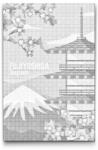  PontPöttyöző - Fujiyoshida, Japán Méret: 40x60cm, Keretezés: Műanyagtáblával, Szín: Fekete