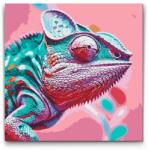  Festés számok szerint - Kaméleon rózsaszín árnyalatokban Méret: 50x50cm, Keretezés: Keret nélkül (csak a vászon)