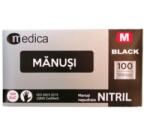 Medica Manusi negre nepudrate din nitril, M, 100 bucati, Medica - 170430 (6425919003463)