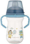 Canpol babies Неразливаща чаша със сламка Canpol - Bonjour Paris, 250 ml, Синя (56/613_blu)