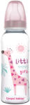Canpol babies Шише за хранене Canpol - Transparent, 250 ml, 12m+, Розово (59/200c)