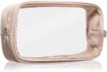 Notino Travel Collection Large Clear Organizer átlátszó kozmetikai táska L Beige