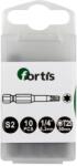 Fortis - Set biti DIN3126 E6.3, T25x50mm, 10 bucati [4317784728942] (4317784728942) Set capete bit, chei tubulare