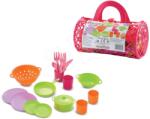 Ecoiffier Set de prânz Bubble Cook 892 Écoiffier în geantă cu 19 accesorii de la 18 luni (ECO0982) Bucatarie copii
