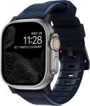 Nomad Rugged Strap Atlantic Blue Black AW Ultra 2/1 49mm, 9/8/7 45mm, 6/SE/5/4 44mm, 3/2/1 42mm (NM01295785)