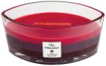 WoodWick Trilogy Sun Ripened Berries lumânare parfumată cu fitil de lemn 453, 6 g