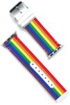 Cellect Apple watch szövet óraszíj, 38/40/41 mm, Szivárván (CEL-STRAP-RAINBOW2) - mentornet