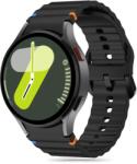 Samsung Galaxy Watch 5 / 5 Pro (40 / 44 / 45 mm) - TECH-PROTECT Sport - fekete szilikon szíj (20 mm szíj szélesség) - graffistore