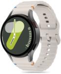 Samsung Galaxy Watch FE - TECH-PROTECT Sport - bézs szilikon szíj (20 mm szíj szélesség)