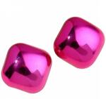 HARAHU AD-33122 Fülbevaló - Square/Rózsaszín KP33122