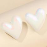 HARAHU AD-33368 Fülbevaló - Herz/Fehér KP33368