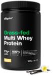 Vilgain Grass-Fed Multi Whey Protein -⁠ mai mult de 77% concentrat de zer, izolat și cazeină, eficient imediat după antrenament și în timpul deficienței prelungite de proteine, formulă pur naturală, îndulcită