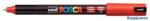 uni Dekormarker, 0, 7 mm, UNI "Posca PC-1MR", piros (TUPC1MRP) - kecskemetirodaszer