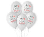 Godan Best Mum Ever léggömb, lufi 5 db-os (MLG166194)