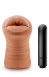 Blush NOVELTIES Masturbator Isabella Mocha Mouth cu Glont Vibrator
