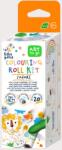 Avenir Kit rola de desenat 2 m, include stickere si 4 creioane colorate cerate, Safari - Haku Yoka (CS233119)
