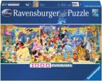 Ravensburger Панорамен пъзел Ravensburger от 1000 части - Героите на Дисни (12000444)