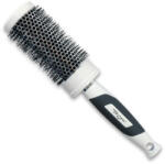 TOPCHOICE Fehér színű hőkefe-körkefe gumírozott nyéllel (63589)