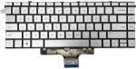 HP Tastatura pentru HP Pavilion x360 14-dw0110ng iluminata US argintie Mentor Premium