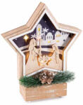 Decorer Decoratiune Nasterea Domnului lemn 17.5x5x21 cm (A51.56.38)