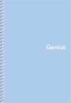 Shkolyaryk Publishing House Genius Pastel PP Borító A5 80 lapos Kockás Spirálfüzet (SB806804K)