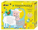 AVENIR Puzzle din lemn Avenir -Atingeți și simțiți, fermă (PZ195059) Puzzle