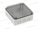 OMU System ELO-210A/3 Műanyag doboz IP67 210x210x90mm átlátszó tetővel (ELO-210A/3)