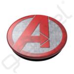 Popsockets POPSOCKETS telefontartó (készülékre ragasztható, többfunkciós, bosszúállók) FEHÉR/PIROS