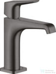 Hansgrohe AXOR CITTERIO E mosdó csaptelep nem zárható leeresztővel, szálcsiszolt fekete króm 36111340 (36111340)