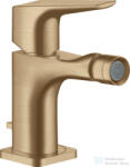 Hansgrohe AXOR Citterio E bidé csaptelep automata leeresztővel, szálcsiszolt bronz 36121140 (36121140)