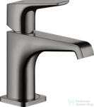 Hansgrohe AXOR CITTERIO E mosdó csaptelep nem zárható leeresztővel, polírozott fekete króm 36112330 (36112330)