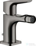 Hansgrohe AXOR Citterio E bidé csaptelep automata leeresztővel, polírozott fekete króm 36121330 (36121330)
