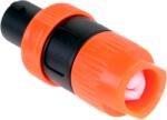 Cabletech SPEAKON csatlakozó narancssárga (WTY0089)
