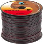 Cabletech Hangszóró kábel 2x 0, 16mm CCA fekete(100m) (KAB0300)